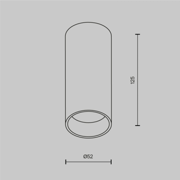 Накладной светильник Maytoni Technical C056CL-L12W2.7K-W-PT