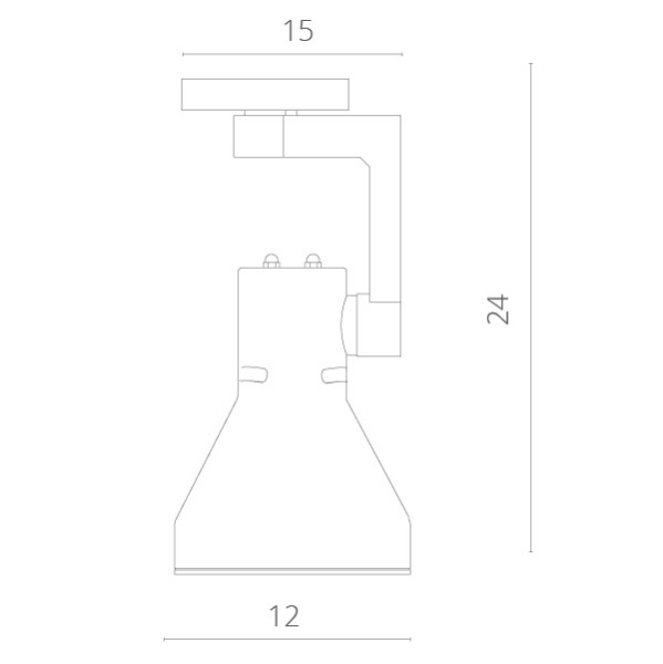 Светильник на шине ARTE Lamp A5108PL-1BK