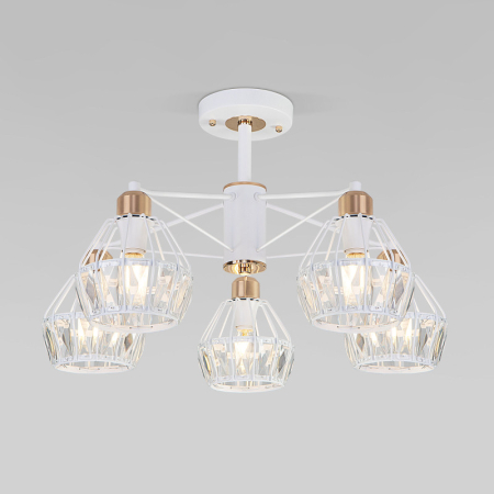 Люстра на штанге Eurosvet 70075/5 белый