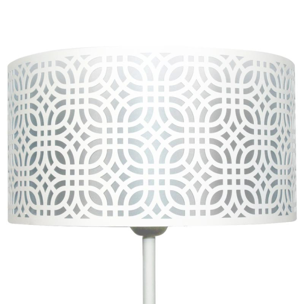 Светильник "Амина" ННБ 63-60-021 шнур бел. (ИМ) напольный (торшер) бел. муар Элетех 1005405253