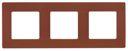 Рамка 3-м Etika какао IEK 672573