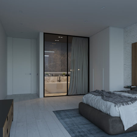 IZAR 80 DUO Встраиваемый потолочный гипсовый светильник