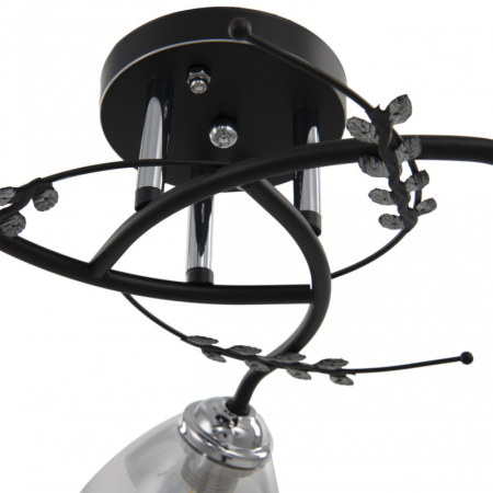 Накладная люстра Arte Milano 327685/3A BK+CR