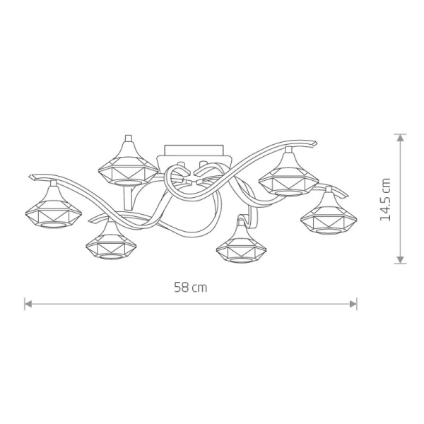 Накладная люстра Nowodvorski 4653