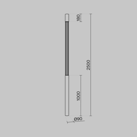 Садово-парковый светильник Maytoni O427FL-L30GF3K