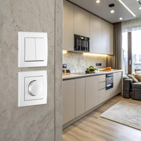 Выключатель Arte Milano SET06-1-30-2 silver