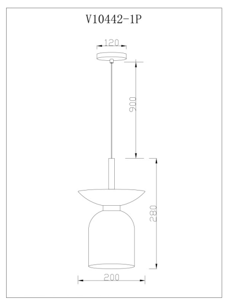 Подвесной светильник Moderli V11553-1P