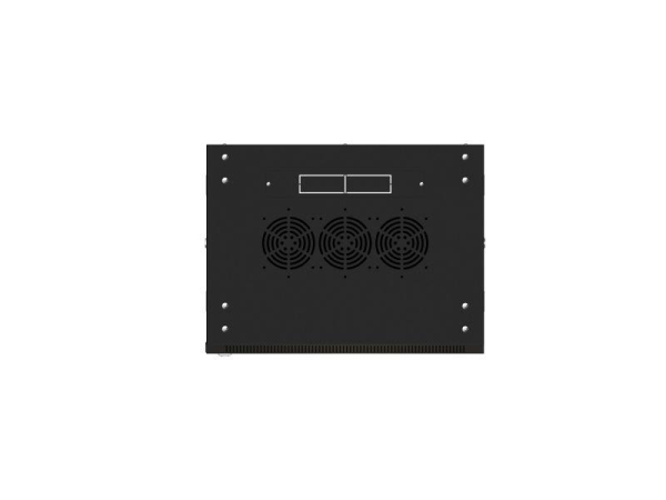 Шкаф настенный 19дюйм TERACOM PRO 9U 600х450мм дверь стеклянная с замком-ручкой черн. EKF TRP-WLL-0964-40B
