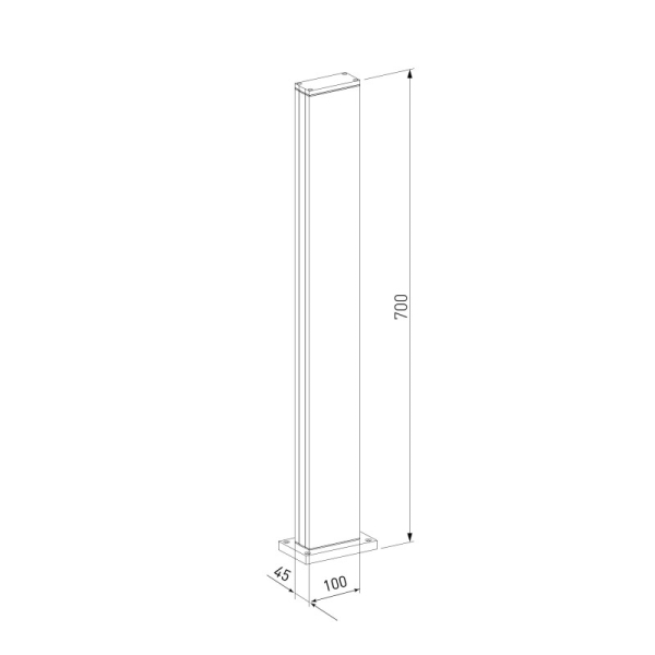 Садово-парковый светильник Elektrostandard 1538 3000K чёрный