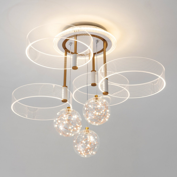 Накладная люстра LED4U L1040-750 WT