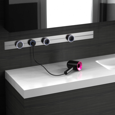 Трековая система розеток Arte Milano 380011TLS/LWS Black