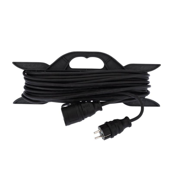 Удлинитель-шнур на рамке КГ 3х1,5, 20м, морозостойкий, с/з, 16А, 3500Вт, IP44 (Сделано в России) REXANT