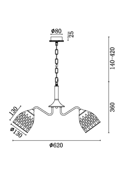 Подвесная люстра Freya FR5138PL-05W