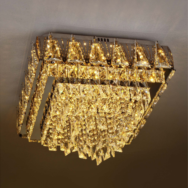 Накладная люстра LED4U L9437-500-500 CR с УД