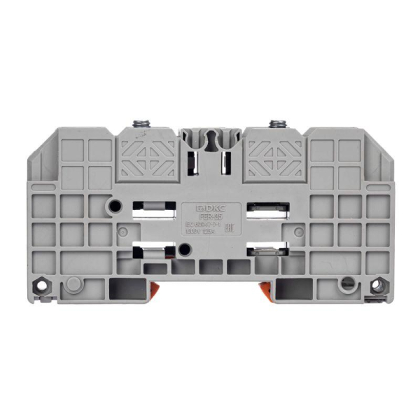 Клемма проходная болтовой зажим 2 точки подключения 35кв.мм сер. DKC FER-35