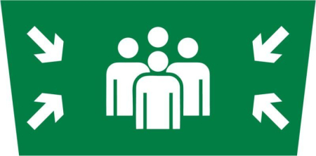 Пиктограмма ДСО-IP65 "Место сбора" DEKraft 60480DEK