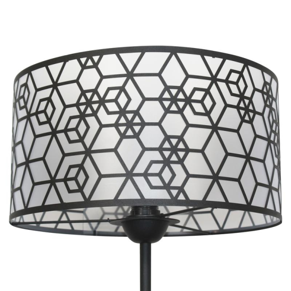 Светильник "Нордика" ННБ 63-60-021 шнур черн. (ИМ) напольный (торшер) черн. муар Элетех 1005405245