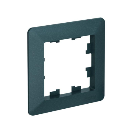 Рамка 1-м AtlasDesign Air изумруд/дым. черн. SE ATN220801