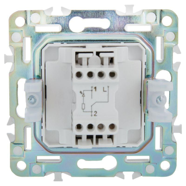 Выключатель проходной 1-кл. SKANDY 10А SK-V08Sa с индикацией песочн. IEK SK-V12-1-10-K98