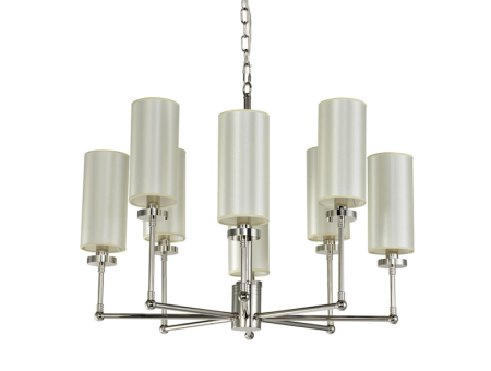 Подвесная люстра Newport 7264+4/C nickel без абажуров