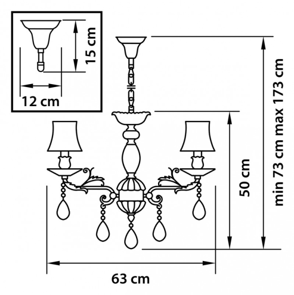 Подвесная люстра Lightstar 701061