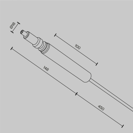 Подвод питания Maytoni Technical CA002PI-B