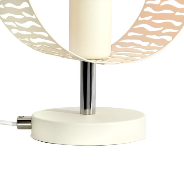 Светильник "Дакар" ННБ 63-60-020 (ИМ) настольный шнур бел. бел. муар Элетех 1005405061