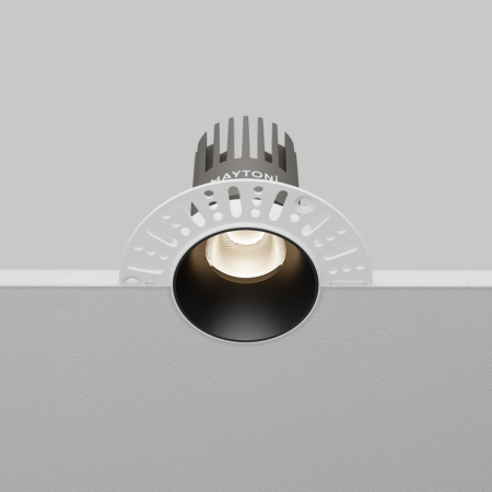 Встраиваемый светильник Maytoni Technical DL124-10W-4K-TRS-B