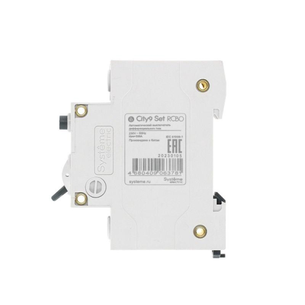 Выключатель автоматический дифференциального тока 2п (1P+N) C 25А 10мА тип A 4.5кА City9 Set 230В SE C9D51625