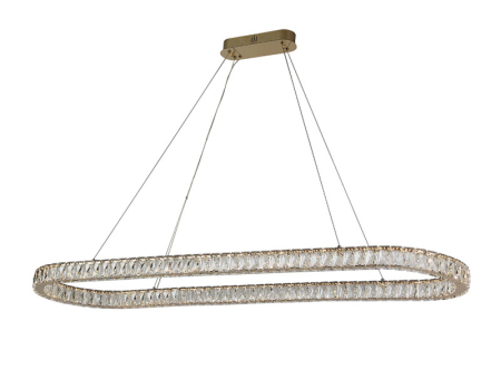 Подвесная люстра Newport 8580/140 C oval gold