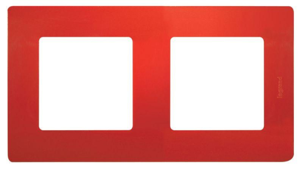 Рамка 2-м Etika красн. IEK 672532
