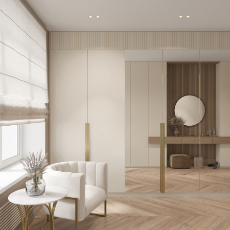 QUASAR 55 DUO BRASS Встраиваемый потолочный гипсовый светильник