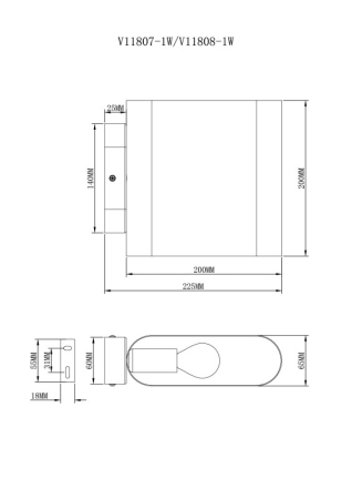 Бра Moderli V11808-1W