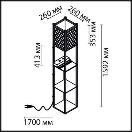 Торшер LUMION 8093/1F