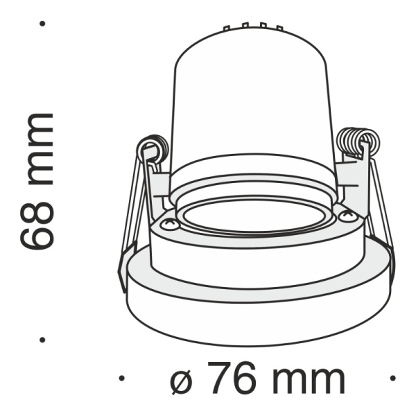 Встраиваемый светильник Maytoni Technical DL040-L10B4K