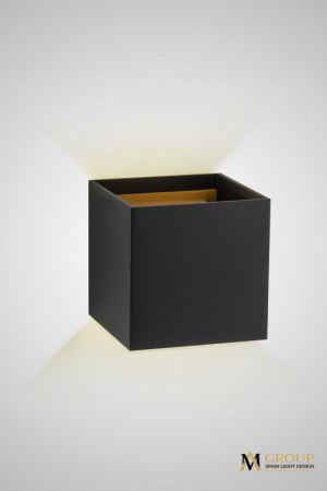 Бра AM Group AM112-2X5W-BK+GD