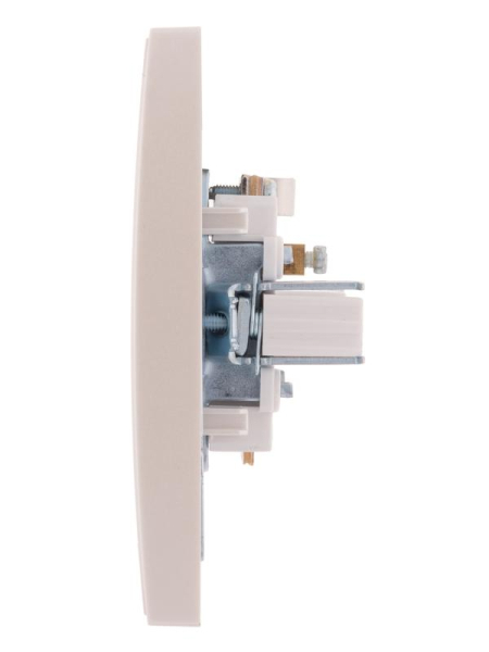 Розетка телевизионная оконечная TV СП Rain жемчуж./бел. перламутр. LEZARD 703-3030-130