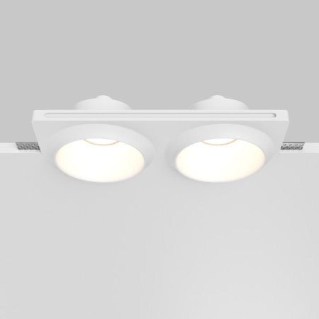 Встраиваемый светильник Maytoni Technical DL124-GU10-02-TRS-W