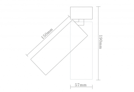 Спот Donolux DL18895R1B ST