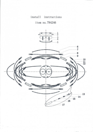 Накладная люстра Lightstar 784246