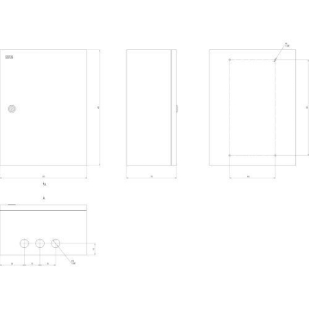 Корпус металлический ЩМП-04 SIMPLE 400х300х175 IP31 NO_SIMPLE_SHMP-04_IP31 ЭРА Б0041655