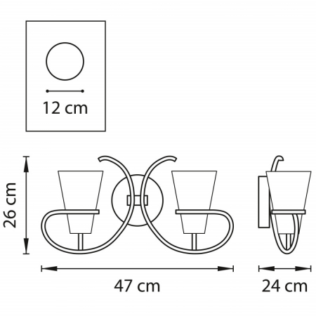 Бра Lightstar 733627