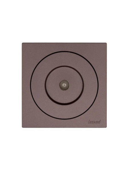 Розетка телевизионная оконечная СП OSEN механизм шоколад LEZARD 743-7388-130