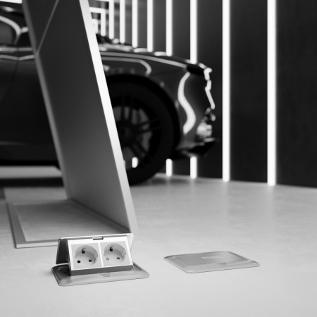 Розетка Werkel W8074065 серебряный