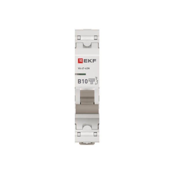 Выключатель автоматический 1п B 10А 4.5кА ВА 47-63N PROxima EKF M634110B