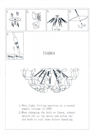 Накладной светильник Lightstar 754064