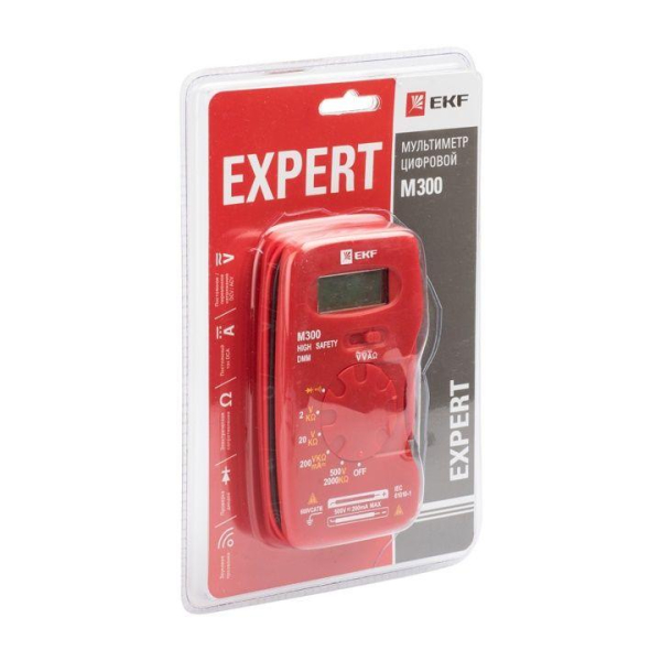 Мультиметр цифровой M300 Expert EKF In-180701-pm300