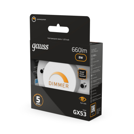 Светодиодная лампа Gauss 108408108-D