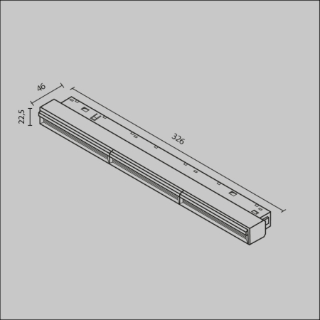 Светильник на шине Maytoni Technical TR106-4-18W-DS-B