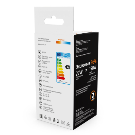 Светодиодная лампа Gauss 40712172